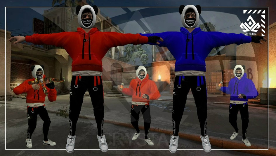 Мужская модель из комплекта "Panda life"